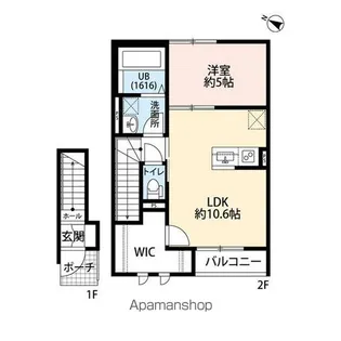 シャトームラシュウⅢ【2階】の間取り