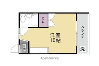 ヴィーヴル藤の森【6-G号室】の間取り