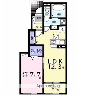 ウルルⅠ【1階】の間取り