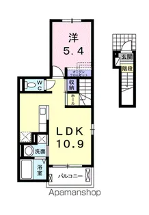 アミューゼ・クレールⅠ【2階】の間取り