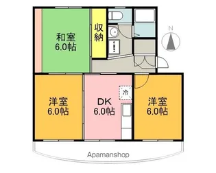 高田ハイツ【B302号室】の間取り