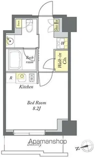 プライムメゾン清澄白河【3階】の間取り