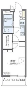 レオパレスA【1階】の間取り