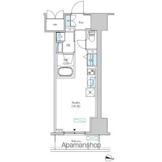 ロイジェントパークス千葉中央【6階】の間取り