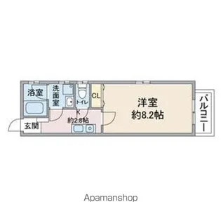 アリヴィオ東苑【2階】の間取り