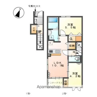 ガジュマル【206号室】の間取り