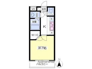 OーHOUSE【203号室】の間取り