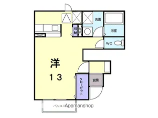 アンクルールB【103号室】の間取り