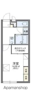 レオパレスヴェルドミール【101号室】の間取り