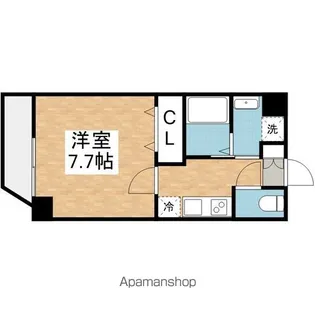 プレイズシード瑞穂通【604号室】の間取り