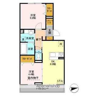 アネシス【3階】の間取り