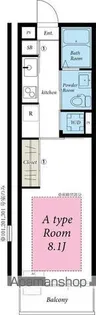 リブリ・NA.NA【3階】の間取り