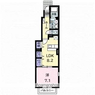 スペースKⅢ【1階】の間取り