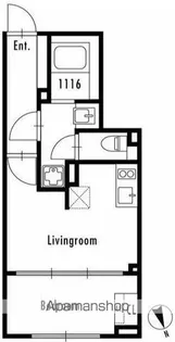 GRANPASEO市谷仲之町【1階】の間取り