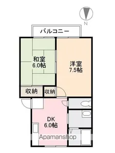 ワールドコーポ(三木町)【1階】の間取り
