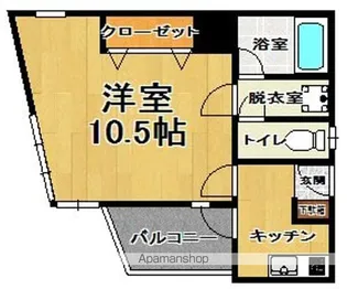 唐人一番館【702.号室】の間取り