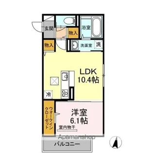 フィロスII【1階】の間取り