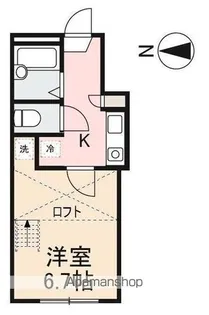 フレシール東山崎【1階】の間取り