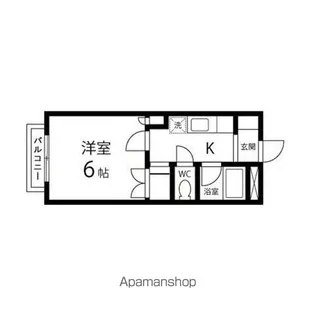 ラフォーレ八木山【403号室】の間取り