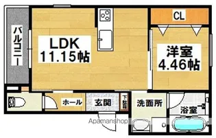 EMIRA SUMIYOSHI【3階】の間取り