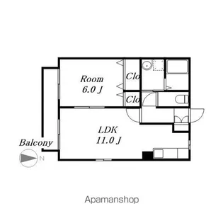 レトアK2【1階】の間取り