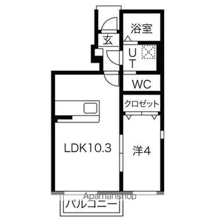 ヴィクトワール M【1階】の間取り
