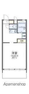 レオパレス井野【2階】の間取り
