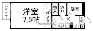 ピースフル宮町【201号室】の間取り