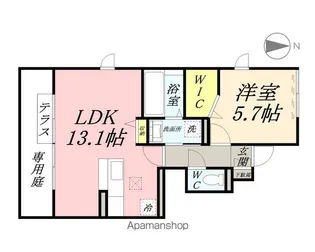 雅【1階】の間取り