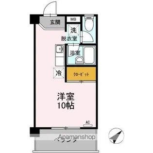 メゾン・ド・モンマルトル【5階】の間取り