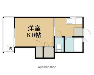 コーポベルグ【1階】の間取り