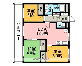 ロマンス・リコ【1階】の間取り