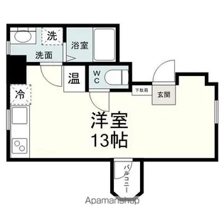 プチリヴェール昭和町【6階】の間取り