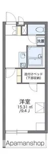 レオパレス橙【3階】の間取り