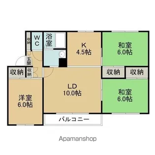 ホースウィン4【1階】の間取り