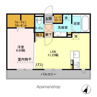 ラテル【3階】の間取り