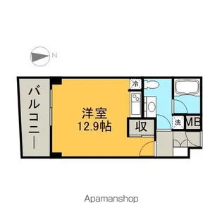 ミュプレ矢場町【12階】の間取り