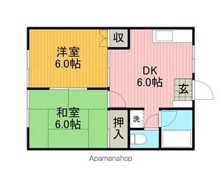 レスペ文京B【1階】の間取り