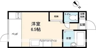 DERA2【311号室】の間取り