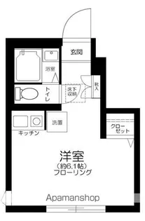 東京都新宿区西落合4丁目【アパート】の間取り
