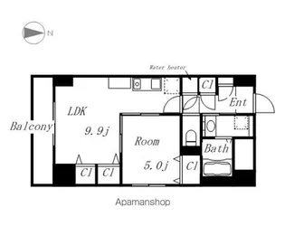 プレステージ千種【5階】の間取り