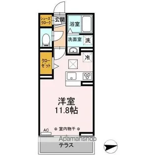 ラフィーネ【1階】の間取り