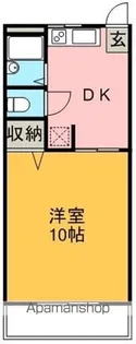 水口マンション【203号室】の間取り