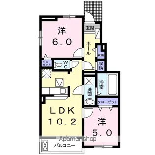 リビエールⅡ【1階】の間取り