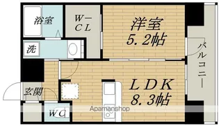 リッツ新大阪【1109号室】の間取り
