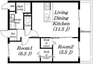 エルオリエンテⅡ【305号室】の間取り