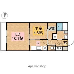 グランデージⅡ【303号室】の間取り