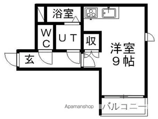 ΑNEXT澄川【207号室】の間取り