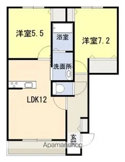 サンビレッジ【1階】の間取り