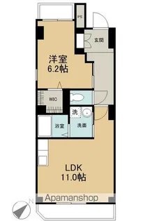 メルベーユ・HAJIⅢ【306号室】の間取り